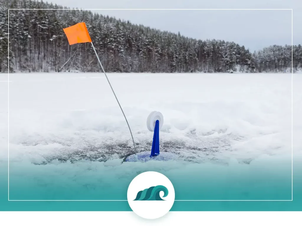 6 2022 07 tip ups ice fishing guide flag visibility